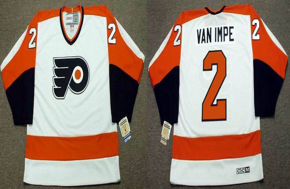 2019 Men Philadelphia Flyers 2 Vanimpe White CCM NHL jerseys